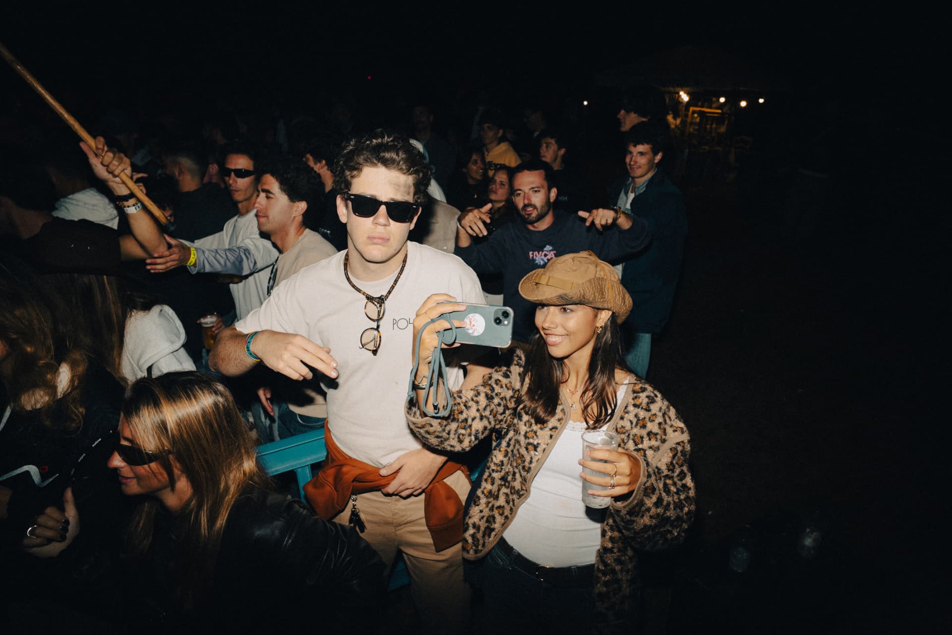 Peak Festival — friends in the crowd