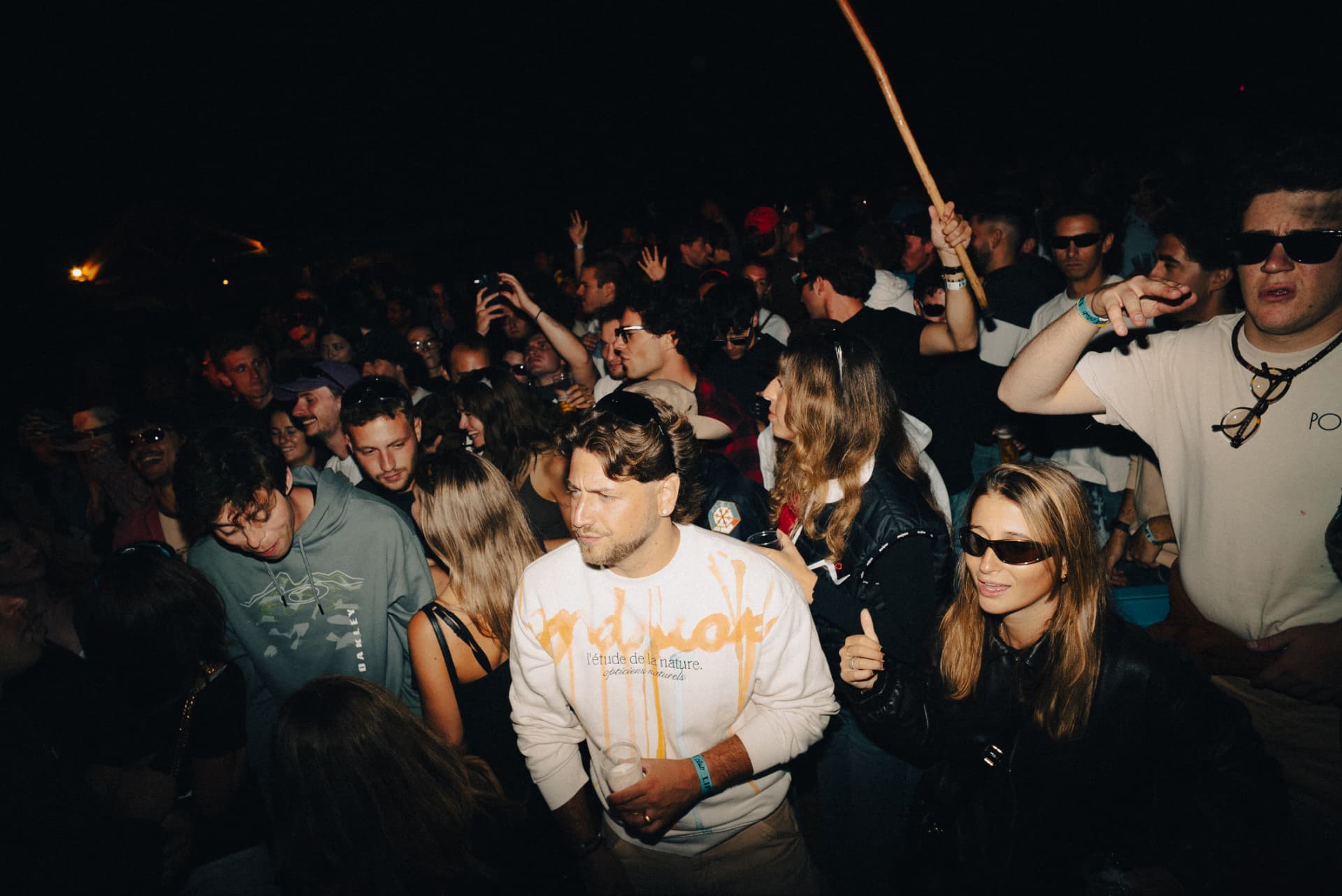 Peak Festival — crowd under the lights