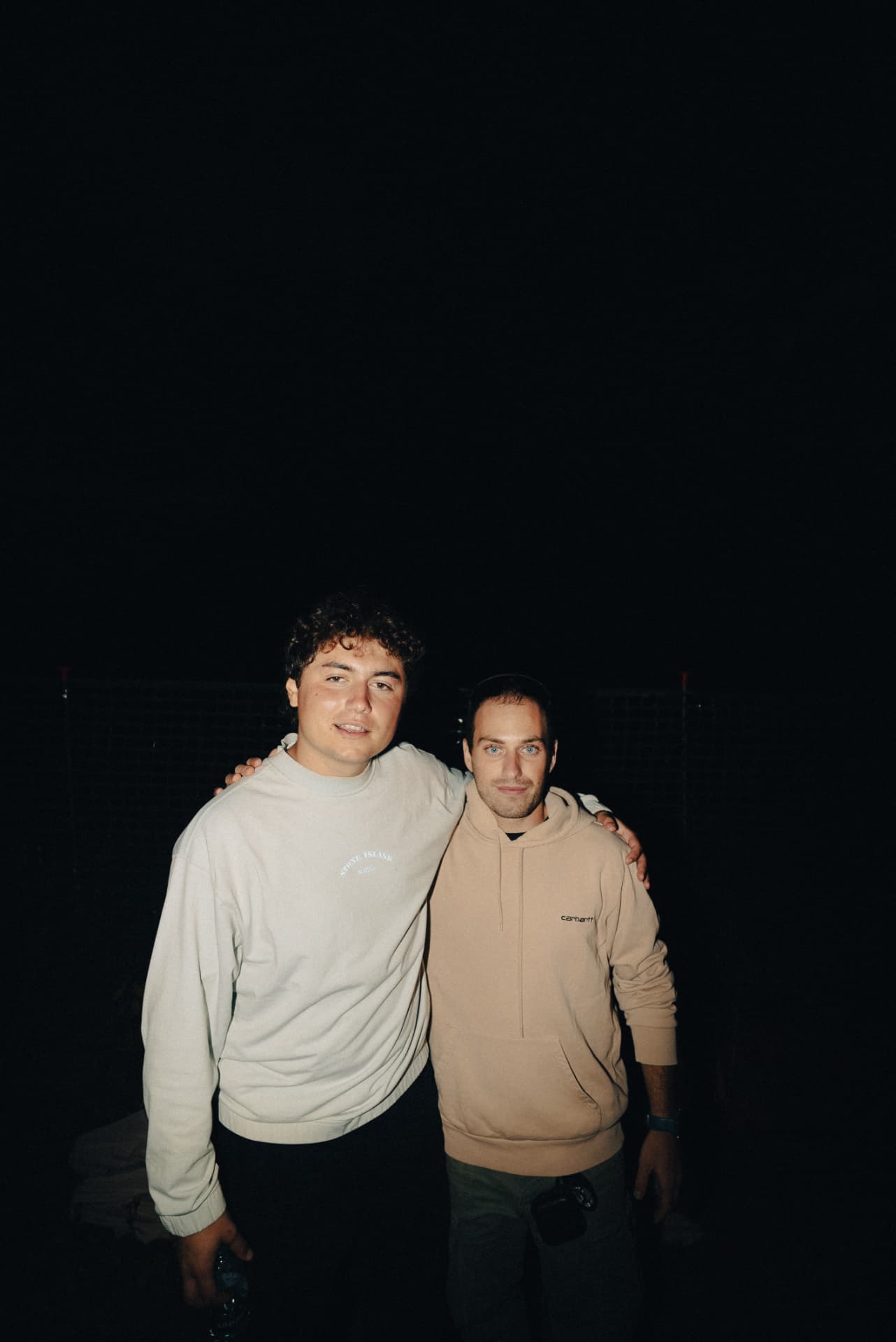 Peak Festival — due amici a fine serata