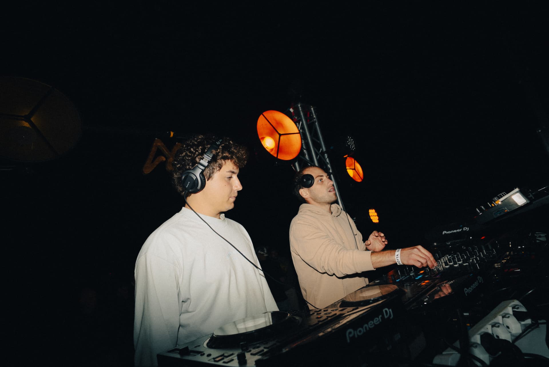 Peak Festival — DJ set with orange lights