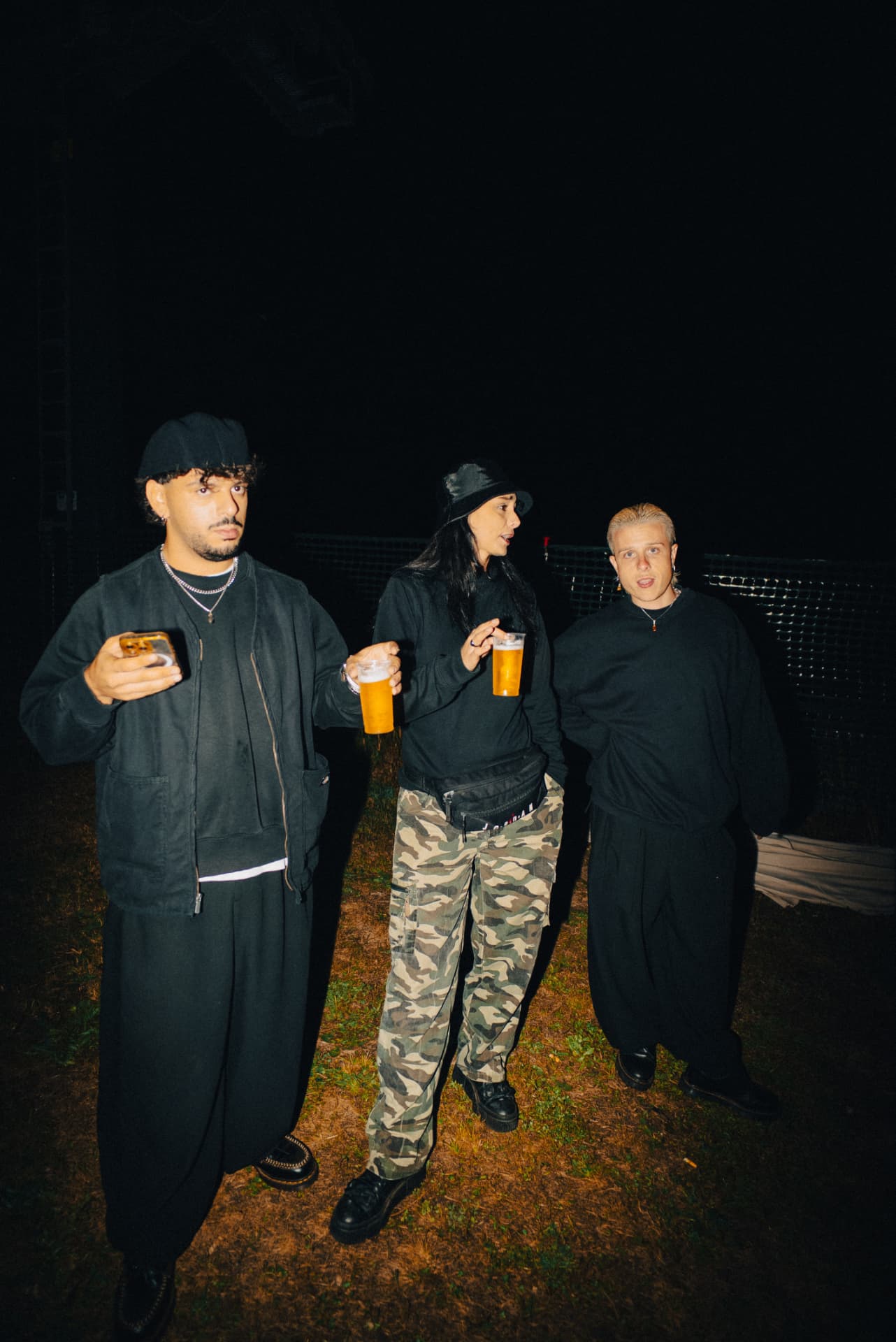 Peak Festival — festivalgoers with drinks