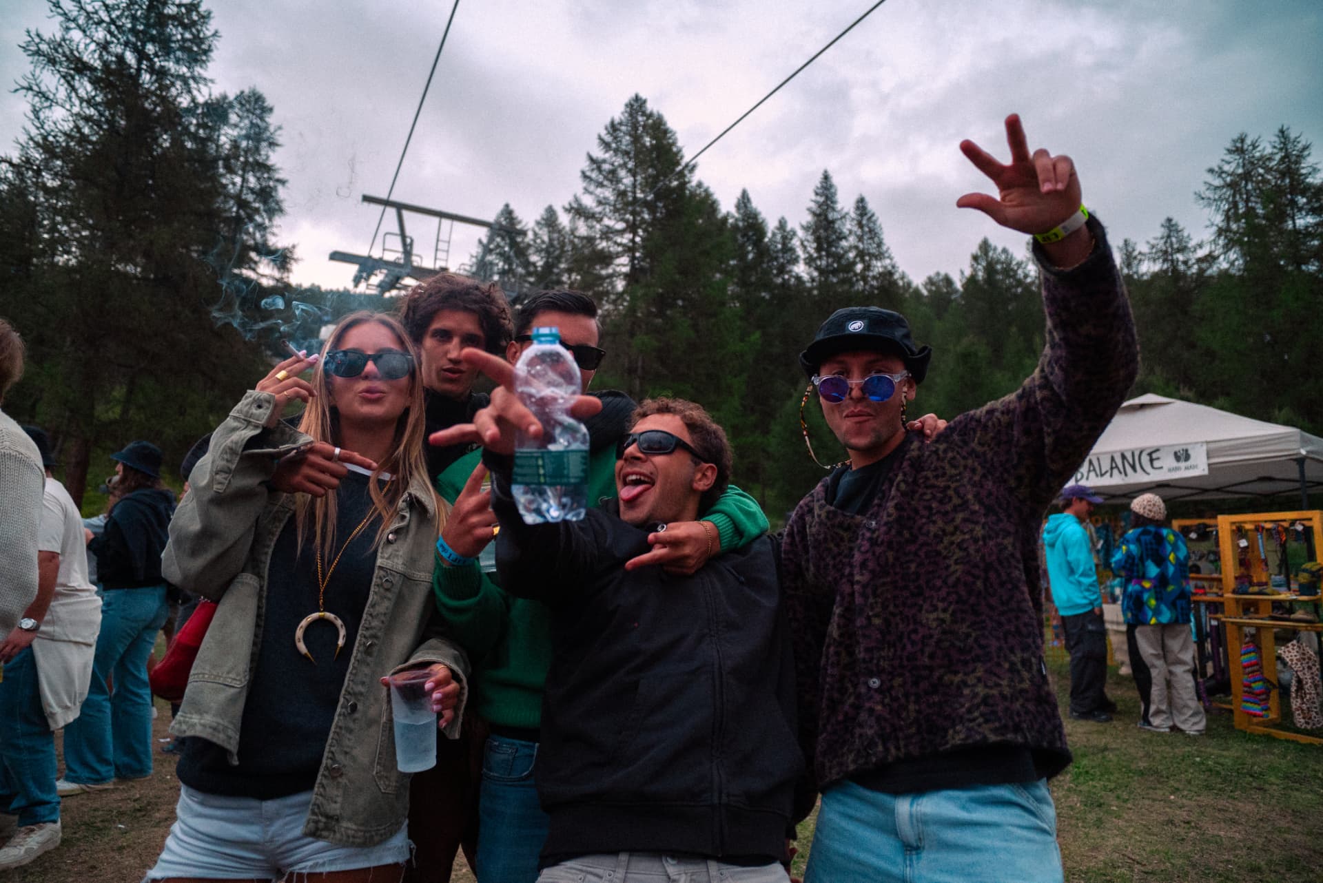 Peak Festival — amici sotto la seggiovia